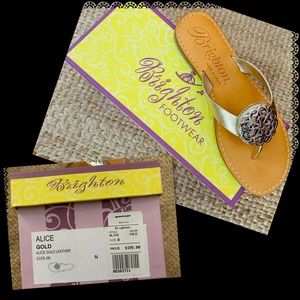 Brighton Alice Gold Sandal